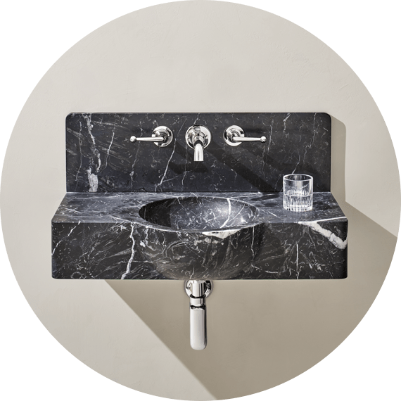 A COVETED LINEUP: Stone Sinks