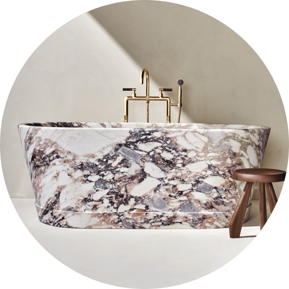 A COVETED LINEUP: Statement Bathtubs