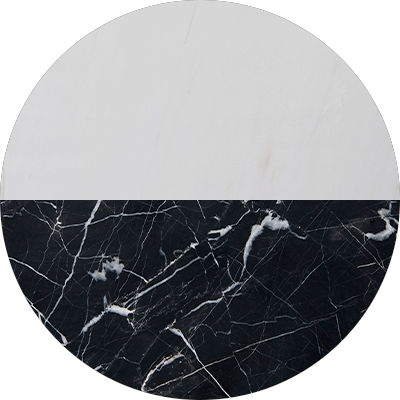 Aurora / Nero Marquina Honed/Honed