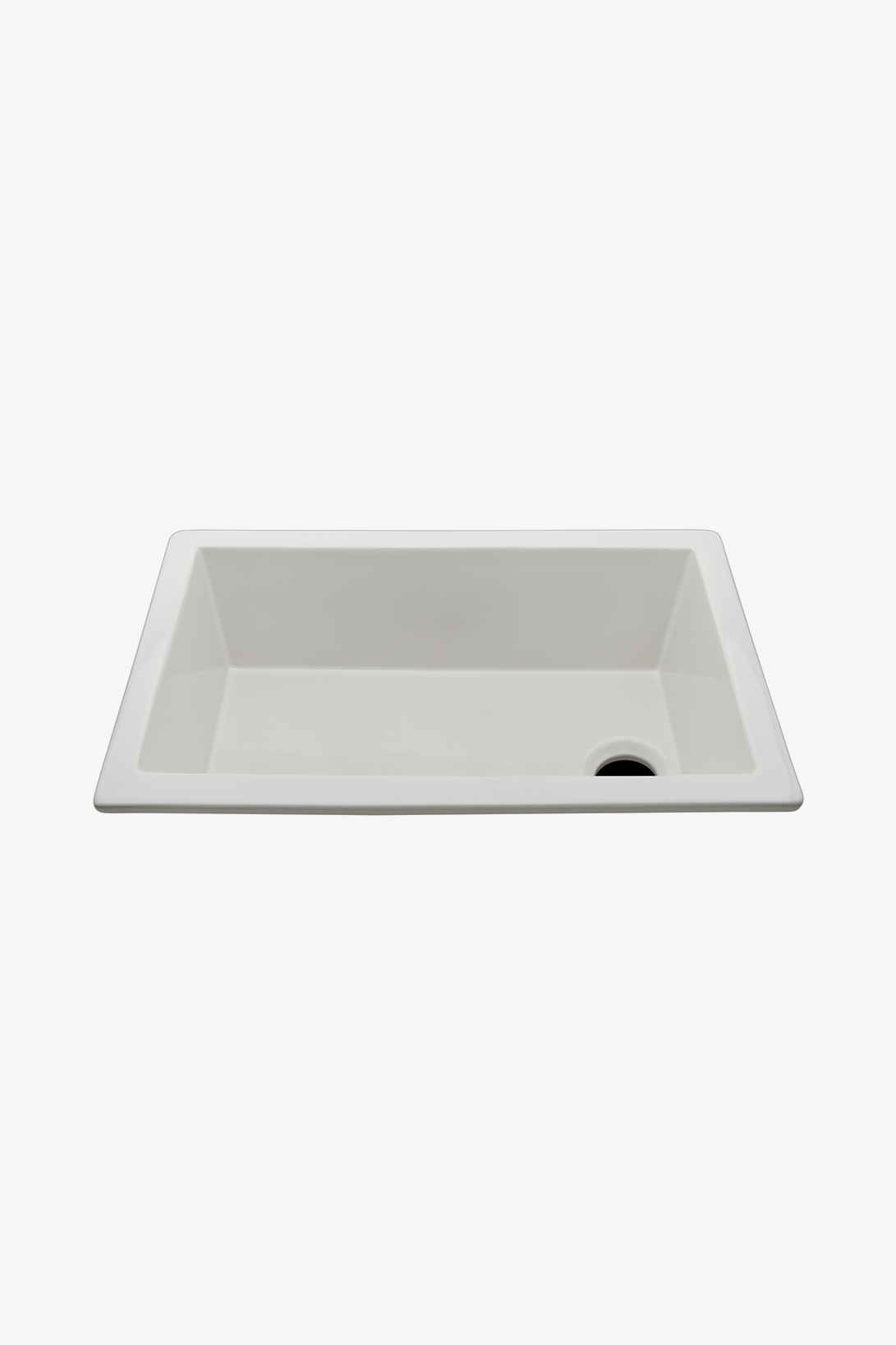 Clayburn Fireclay Bar Sink End Drain