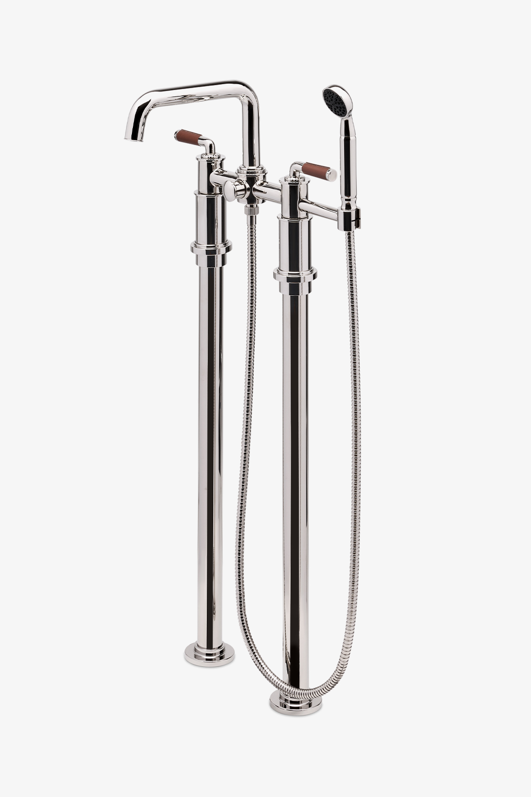 Henry Chronos Tub Filler Leather Lever