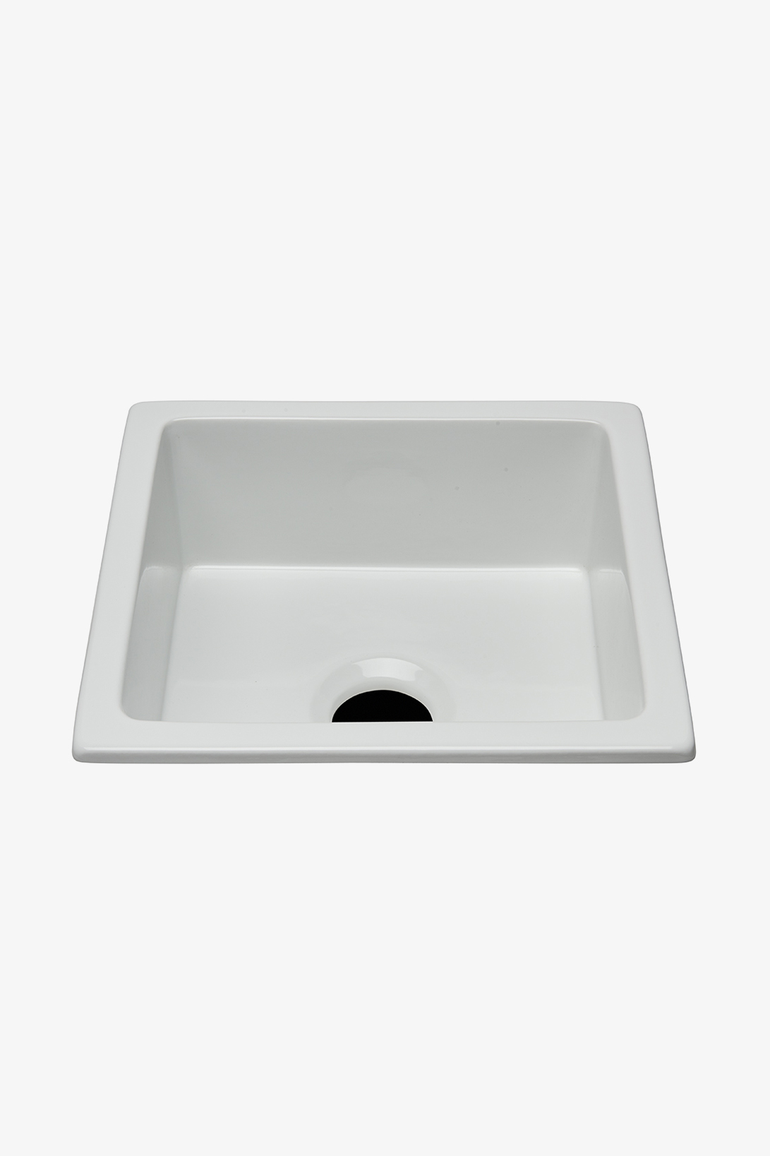 Clayburn Fireclay Prep Sink Center Drain