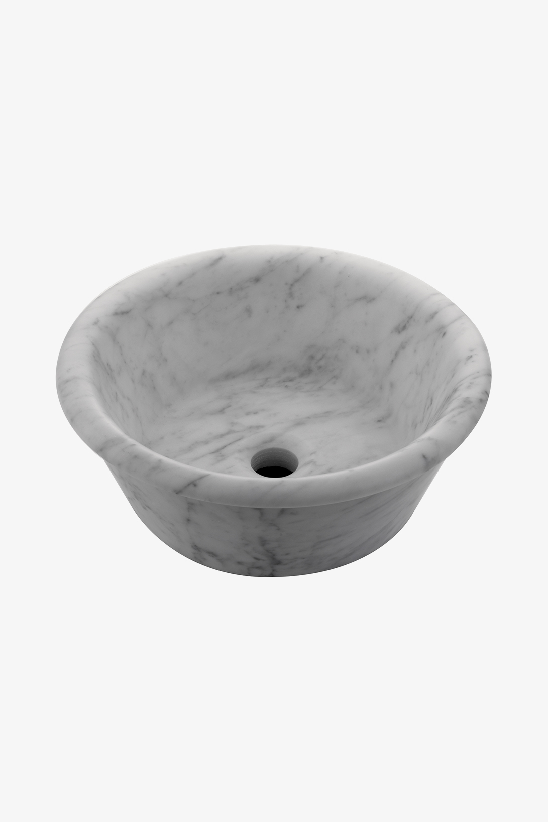 Titan Round Vessel Marble Lavatory Sink