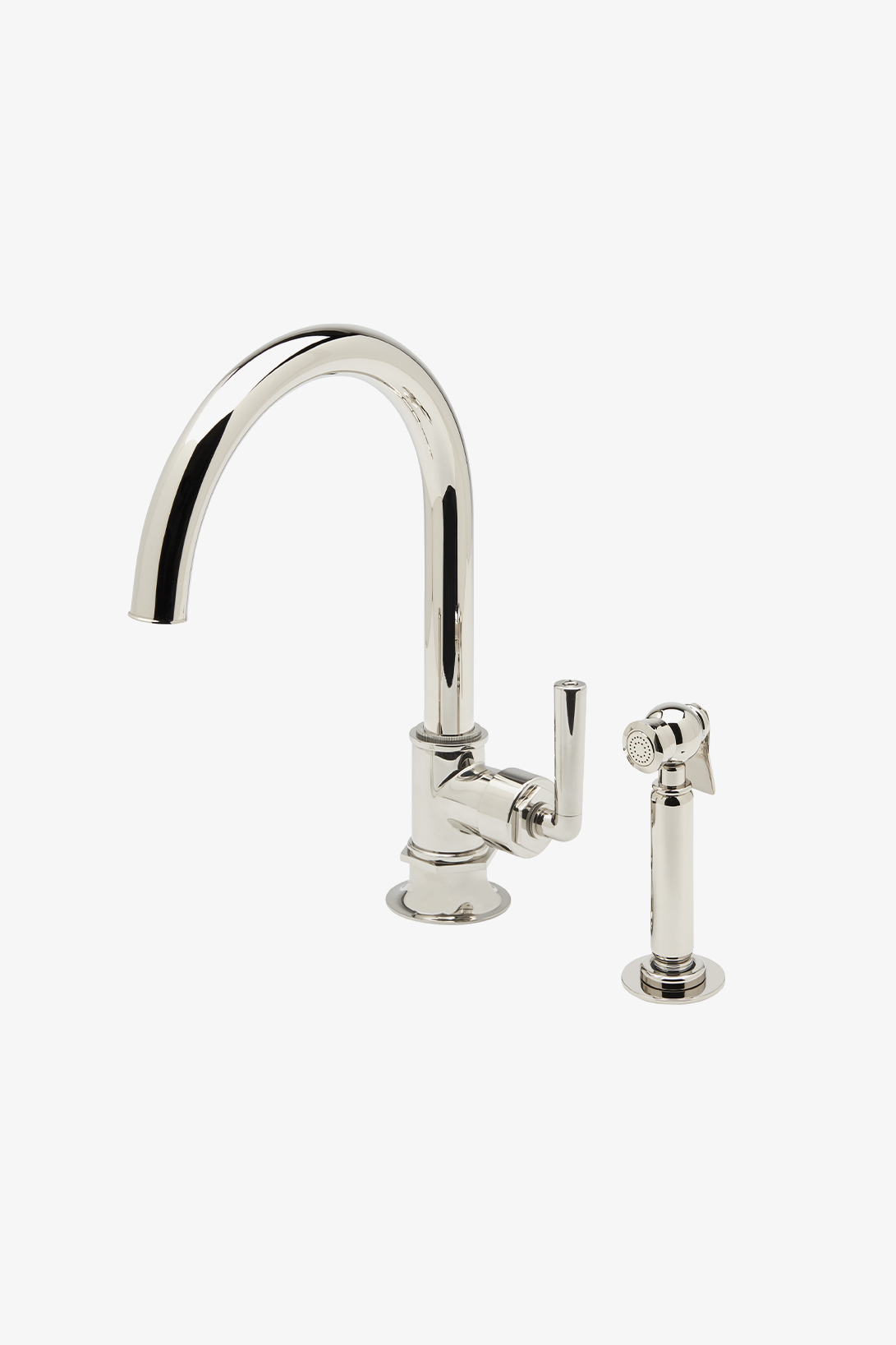 Henry One Hole Gooseneck Kitchen Faucet