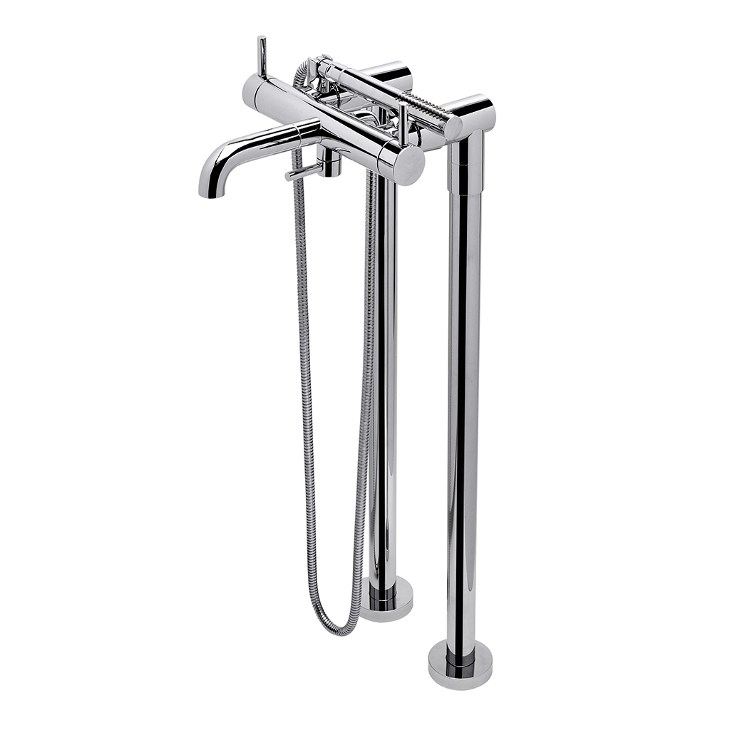 Flyte Floor Mounted Exposed Tub Filler
