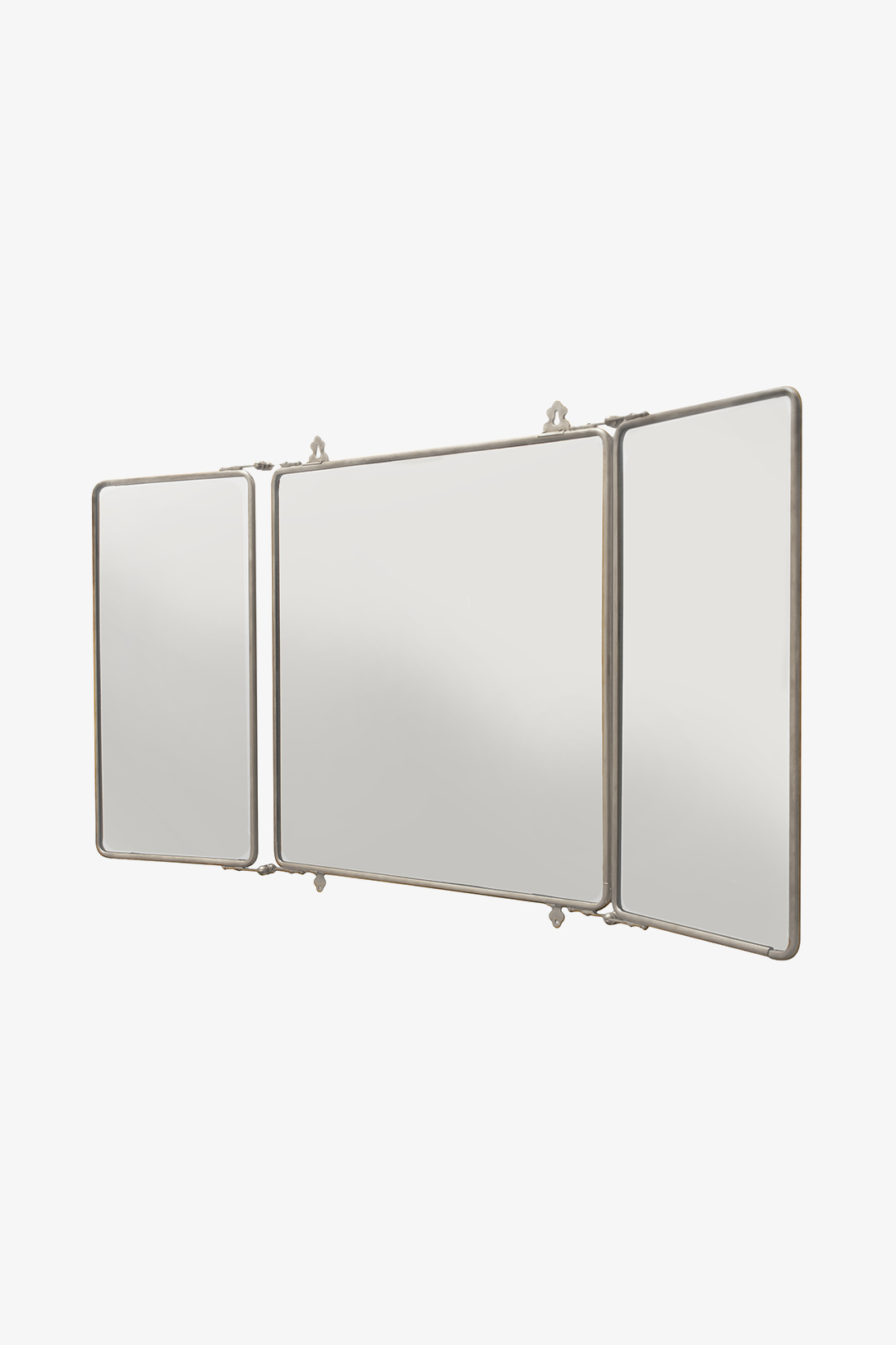 Daphne Metal Wall Mounted Trifold Mirror