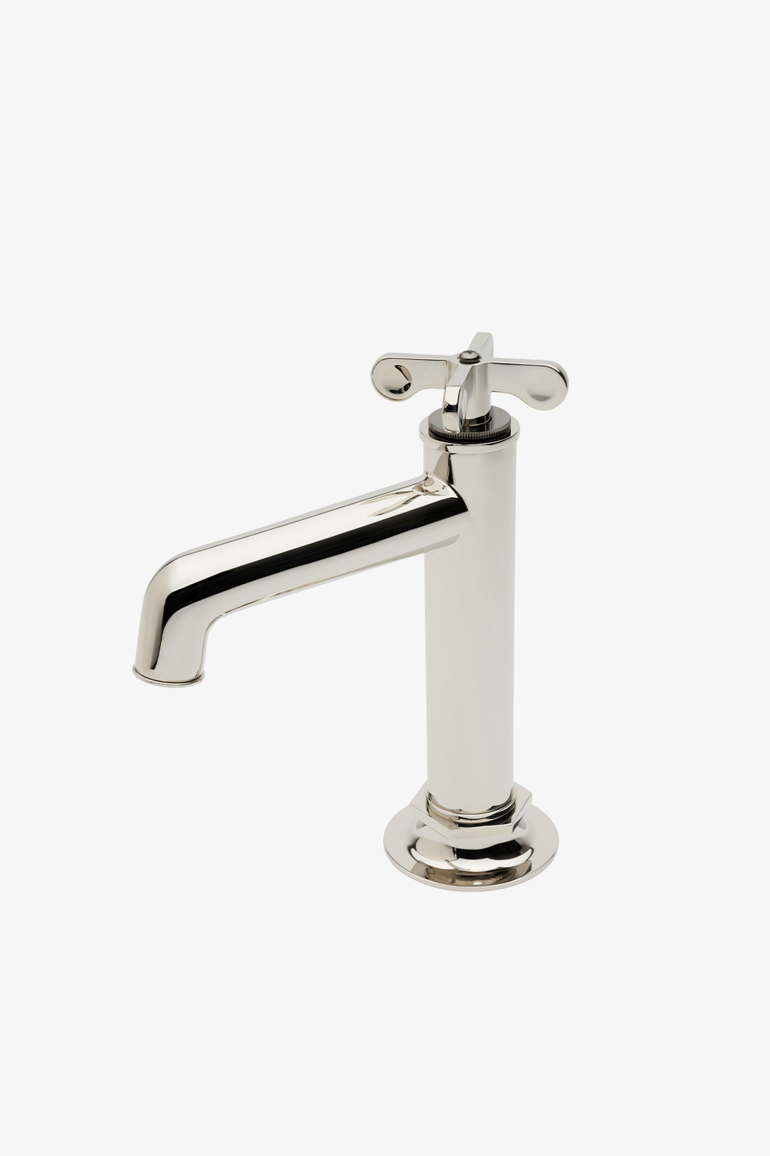 Henry Bar Faucet, Two-Tone Cross Handle