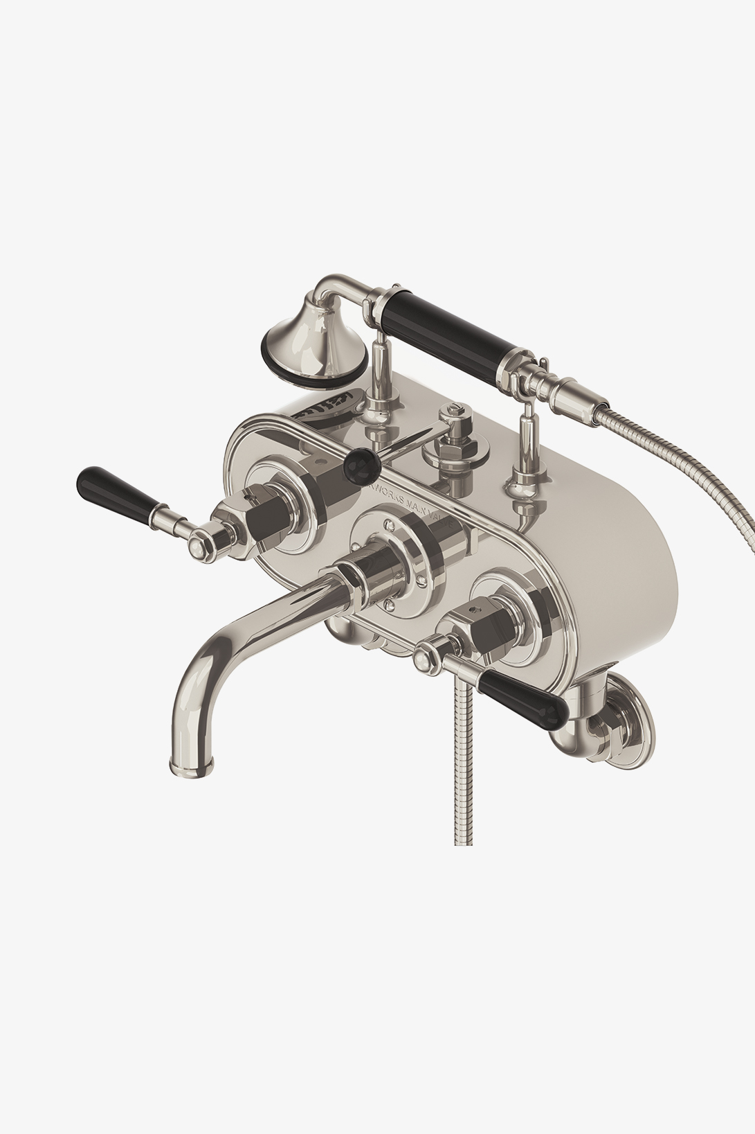 Regulator Wall Tub Filler Two-Tone Lever