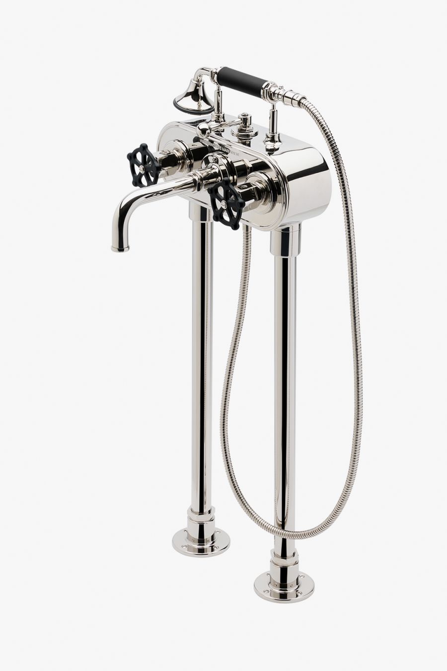 Regulator Floor Tub Filler Two-Tone Wheel