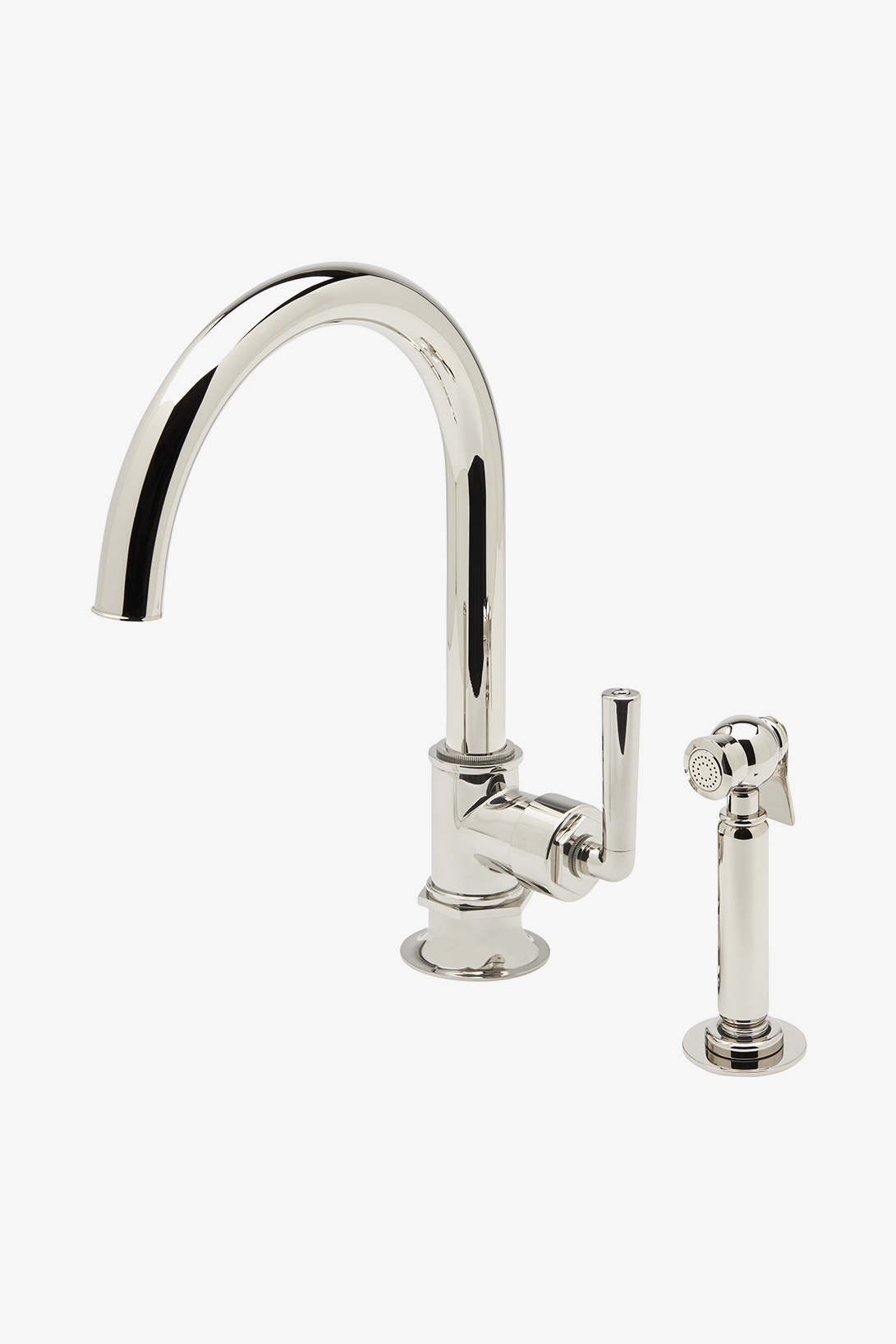 Henry One Hole Gooseneck Kitchen Faucet