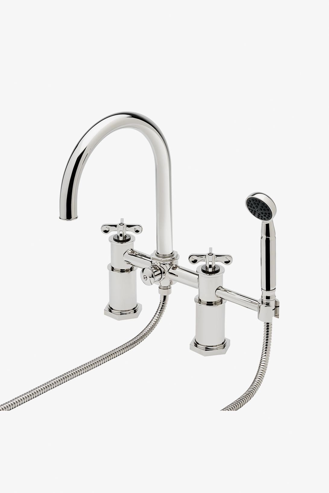 Henry Deck Mounted Tub Filler Cross