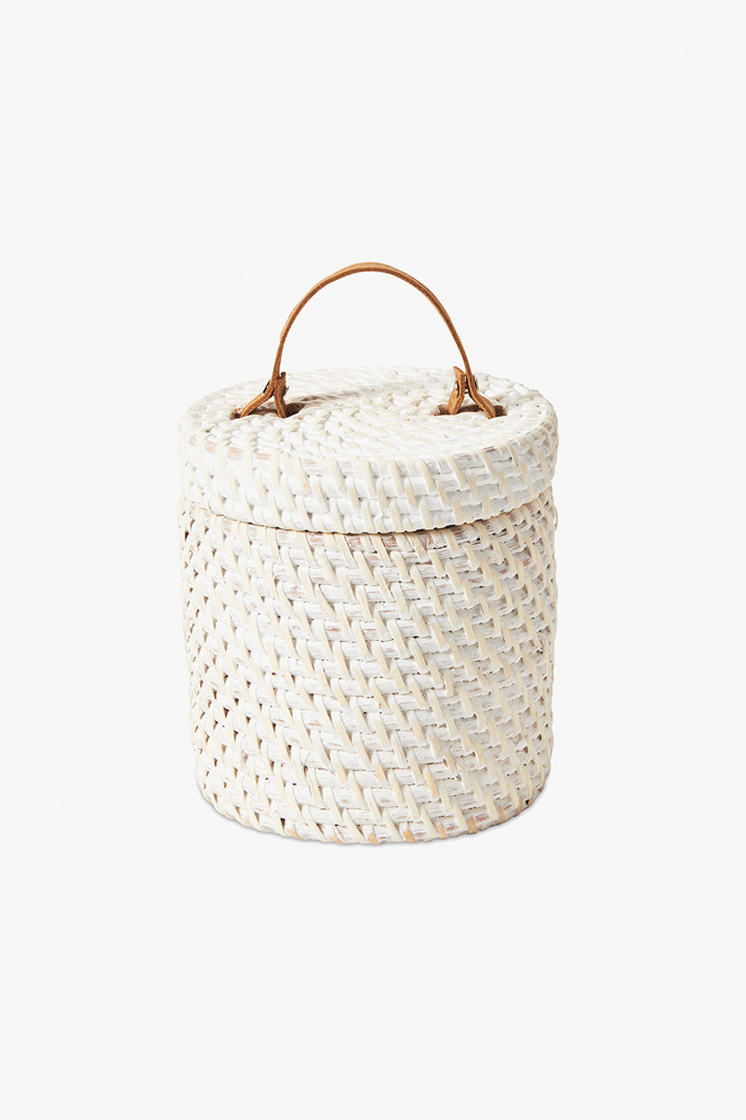 Extra Small Basket Leather Handle