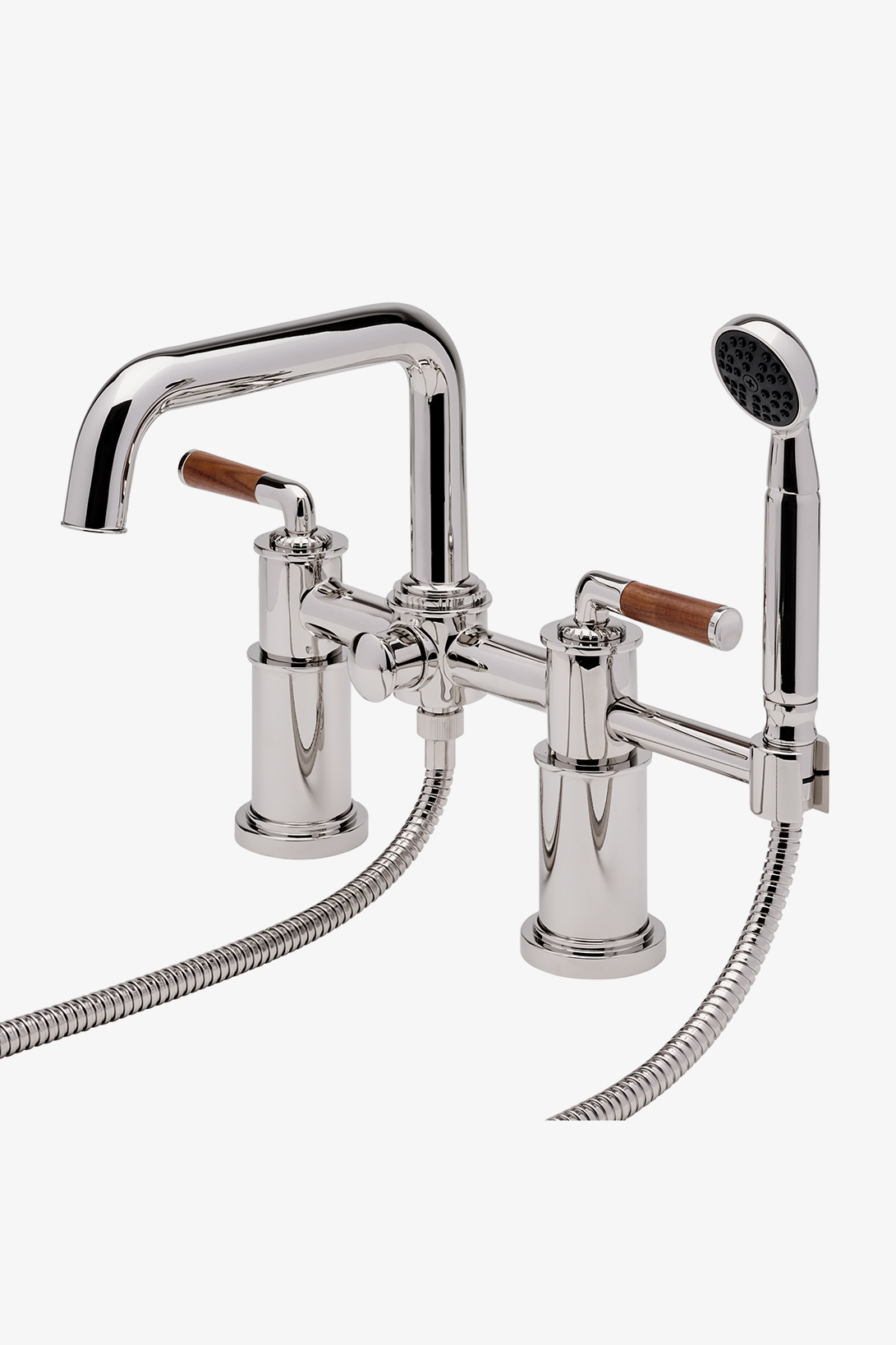 Henry Chronos Deck Tub Filler Walnut Lever