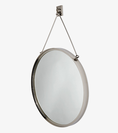 Latchet Round Mirror