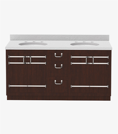 Bridle Double Vanity w/ Sink & Slab