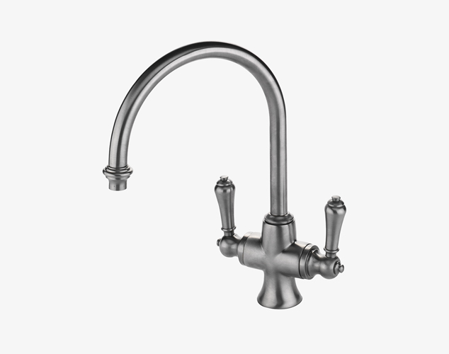 Calais One Hole Gooseneck Kitchen Faucet