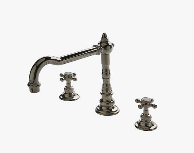 Julia Three Hole High Profile Kitchen Faucet